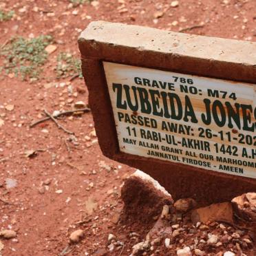 JONES Zubeida -2020