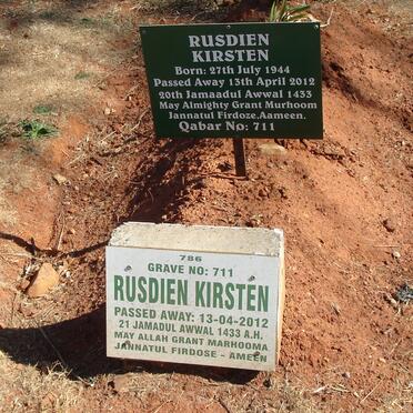 KIRSTEN Rusdien 1944-2012