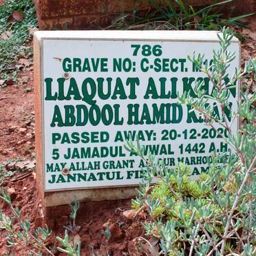 KHAN Liaquat Ali Khan Abdool Hamid -2020