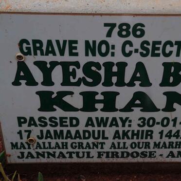 KHAN Ayesha Bibi -2021