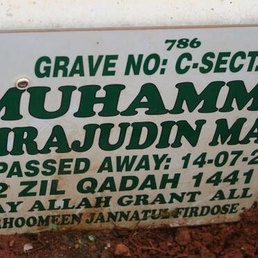 MUHAMMED Sirajudin Majid -2020