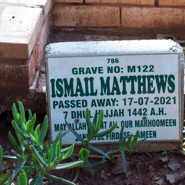 MATTHEWS Ismail -2021