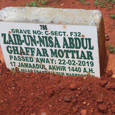 MOTTIAR Zaib-Un-Nisa Abdul Ghaffar -2019
