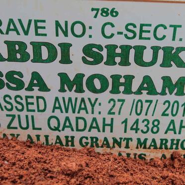 MOHAMED Abdi Shukri Issa -2017