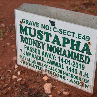 MOHAMMED Mustapha Rodney -2019