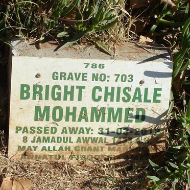 MOHAMMED Bright Chisale -2012