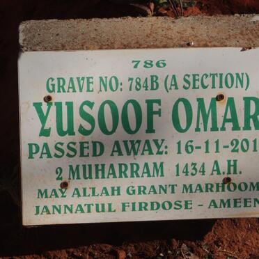 OMAR Yusoof -2012