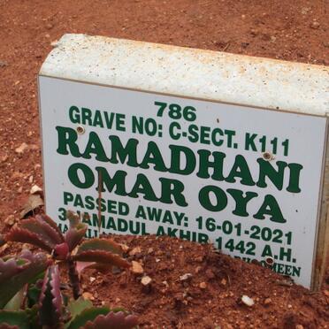 OYA Ramadhani Omar -2021