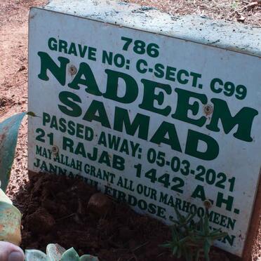 SAMAD Nadeem -2021