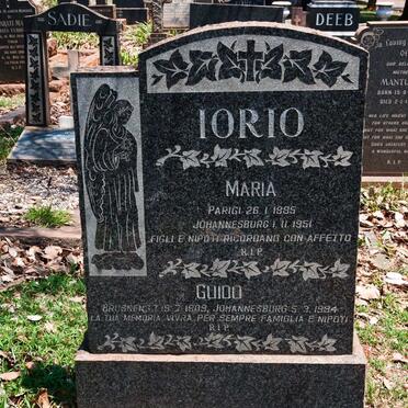 IORIO Maria 1895-1951 :: IORIO Guido 1909-1984 :: IORIO Yolanda 1913-2016