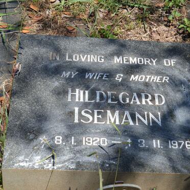 ISEMANN Hildegard 1920-1976 :: ISEMANN Wolfgang 1944-1972