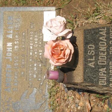 ODENDAAL Oupa 1886-1955 :: LINES Noeline Thelma 1943-2016 :: ALLEN Andrew John 1953-1954