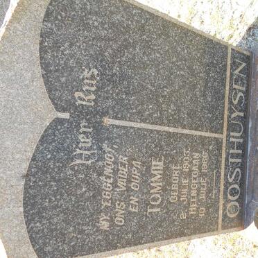 OOSTHUYSEN Tommie 1903-1966