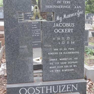 OOSTHUIZEN Jacobus Ockert 1925-1984