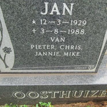 OOSTHUIZEN Jan 1929-1988