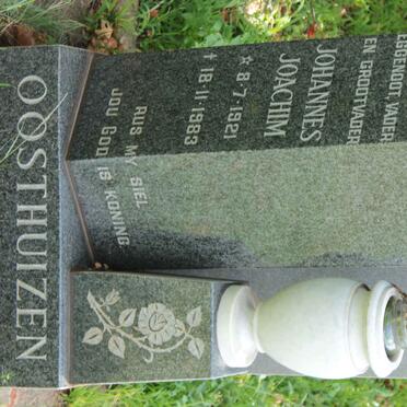 OOSTHUIZEN Johannes Joachim 1921-1983