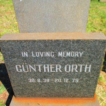 ORTH Gunther 1939-1979