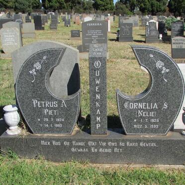 OUWENKAMP Petrus A. 1924-1992 &amp; Cornelia S. 1925-1993
