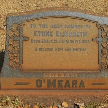 O'MEARA Ethne Elizabeth 1912-1956