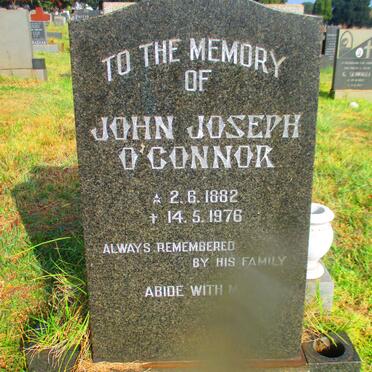 O'CONNOR John Joseph 1882-1976
