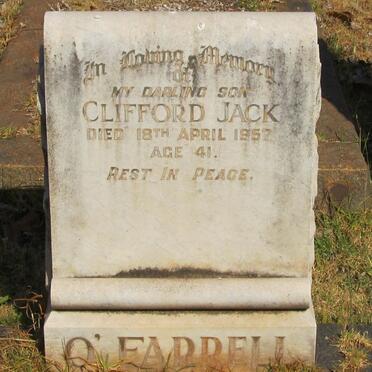 O'FARRELL Clifford Jack -1957 