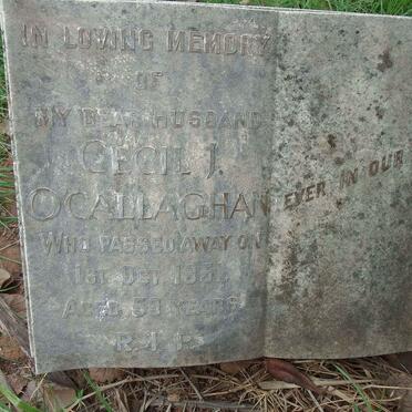 O'CALLAGHAN Cecil J. -1951