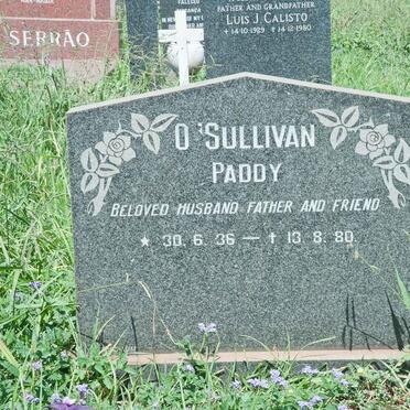 O'SULLIVAN Paddy 1936-1980