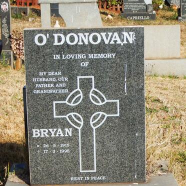 O'DONOVAN Bryan 1915-1995