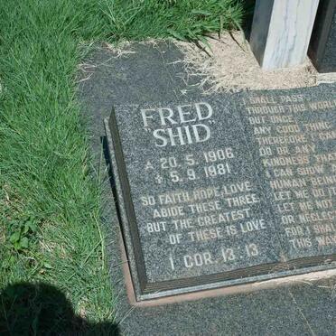 TARRY Fred Shid 1906-1981 