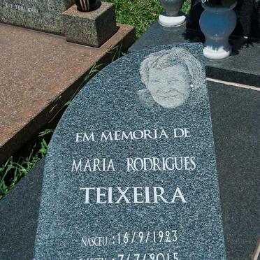 TEIXEIRA Maria Rodrigues 1923-2015