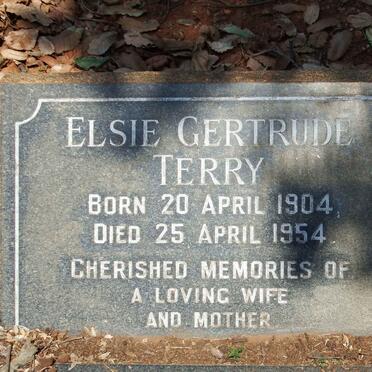 TERRY Elsie Gertrude 1904-1954:: HEARN