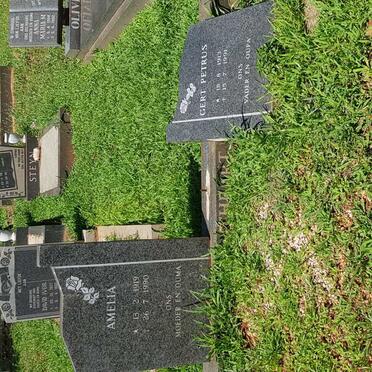 THEART Gert Petrus 1913-1991 &amp; Amelia 1919-1990