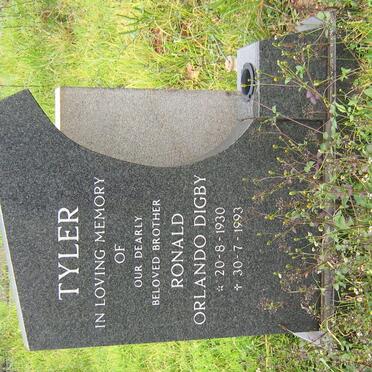 TYLER Ronald Orlando Digby 1930-1993