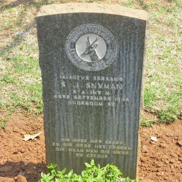 SNYMAN S.J. -1946