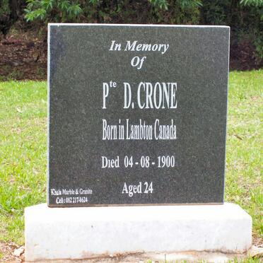 CRONE D. -1900
