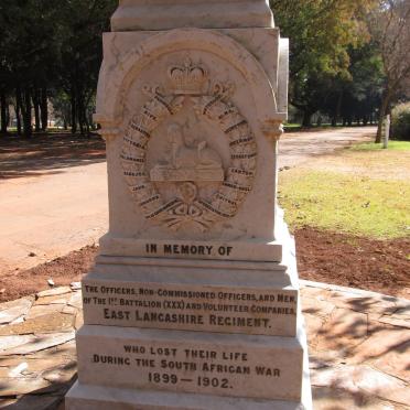 East Lancashire Regiment Memorial 1899-1902_1