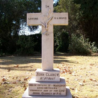 CLANCY John -1901