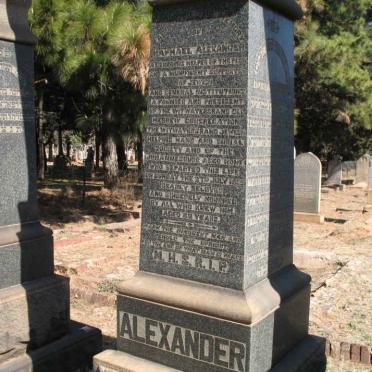 ALEXANDER Raphael -191?