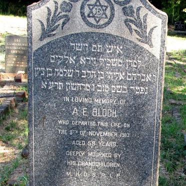 BLOCH A.E. -1910