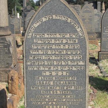 BENJAMIN Isaac -1918