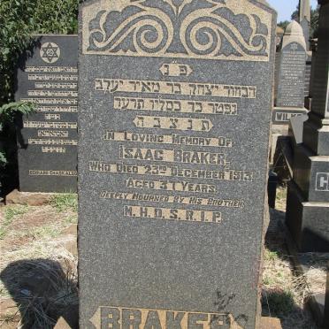 BRAKER Isaac -1913