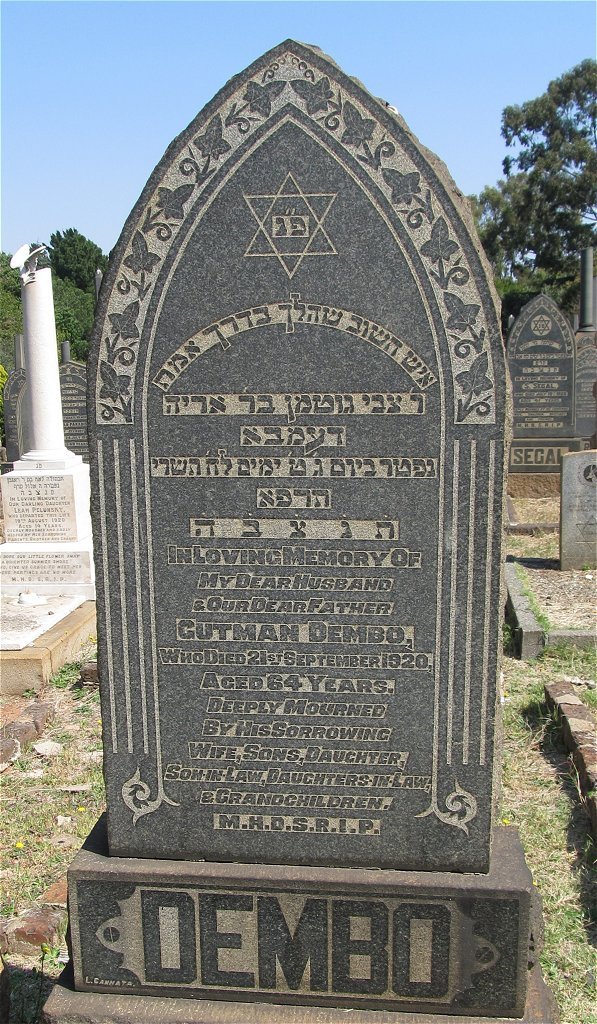 DEMBO Gutman -1920