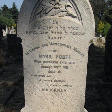 FOOTE Myer -1911