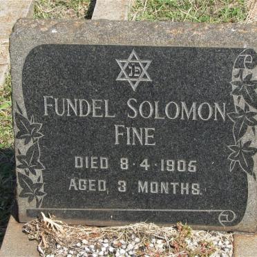 FINE Fundel Solomon -1905