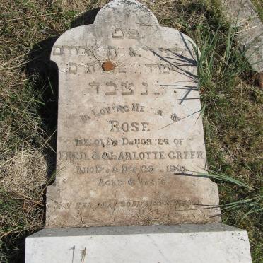 GREER Rose -190?