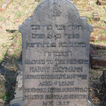 HEYMANN Harry -189?