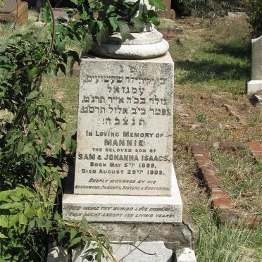 ISAACS Mannie 1899-1909
