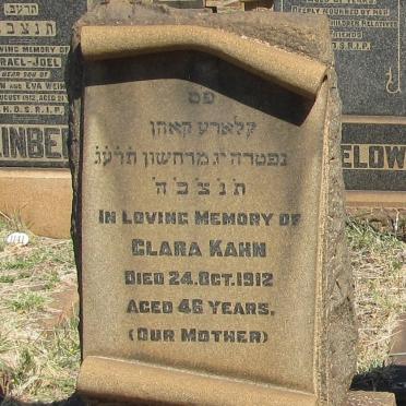 KAHN Clara -1912