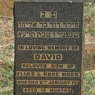 MOSS David -1911