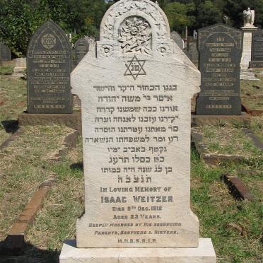 WEITZER Isaac -1912